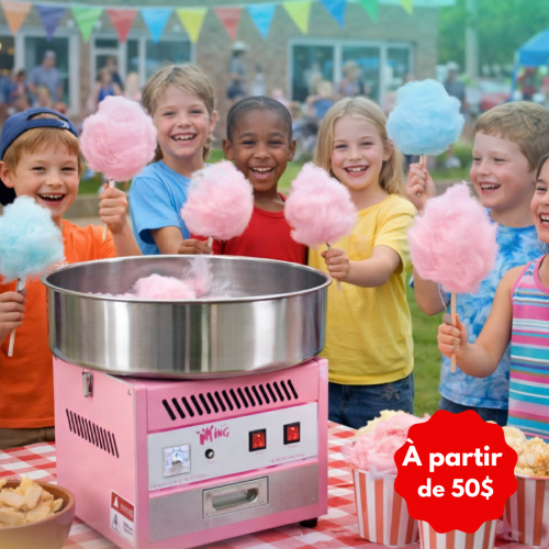 Machine à Barbe à papa (rose)
